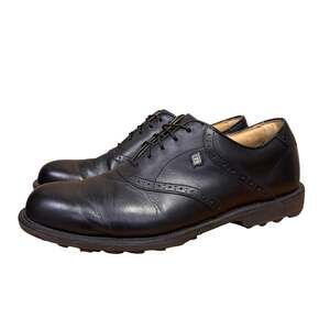 FootJoy Club Professionals Spikeless Golf Shoes Men's 11.5 M Black Leather 57007